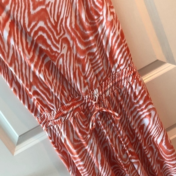 Calvin Klein Women’s Orange Printed Swirl Jumpsuit - Picture 5 of 16